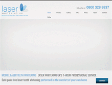 Tablet Screenshot of laserwhiteninguk.com
